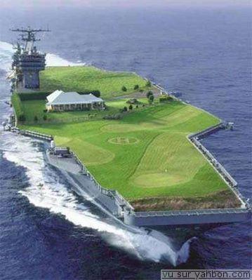 Porte avion, spécial golfeur