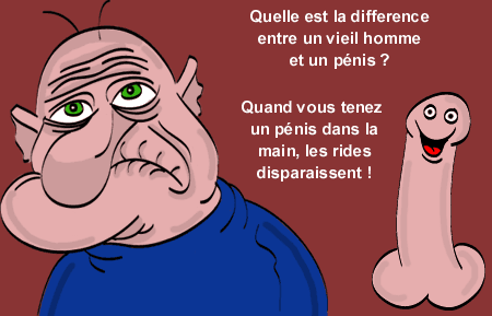 la différence entre un homme et un pénis ?