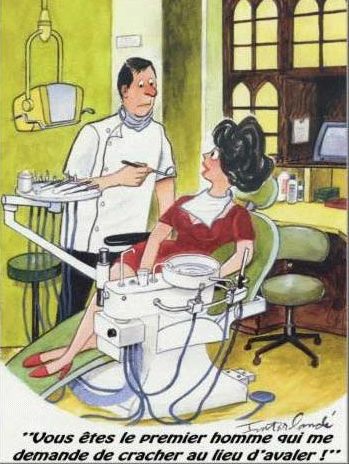 Chez le dentiste !! (Et elle est brune !!)