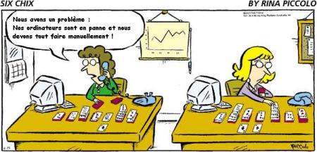 Ordinateurs en panne !
